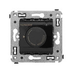 Регулятор теплого пола DKC Avanti 5A с датчиком пола 3,5м, черный квадрат, DKC