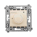 Регулятор теплого пола DKC Avanti 5A с датчиком пола 3,5м, ванильная дымка, DKC