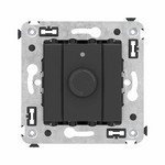 Светорегулятор DKC Avanti поворотный 60-800Вт , черный матовый, DKC